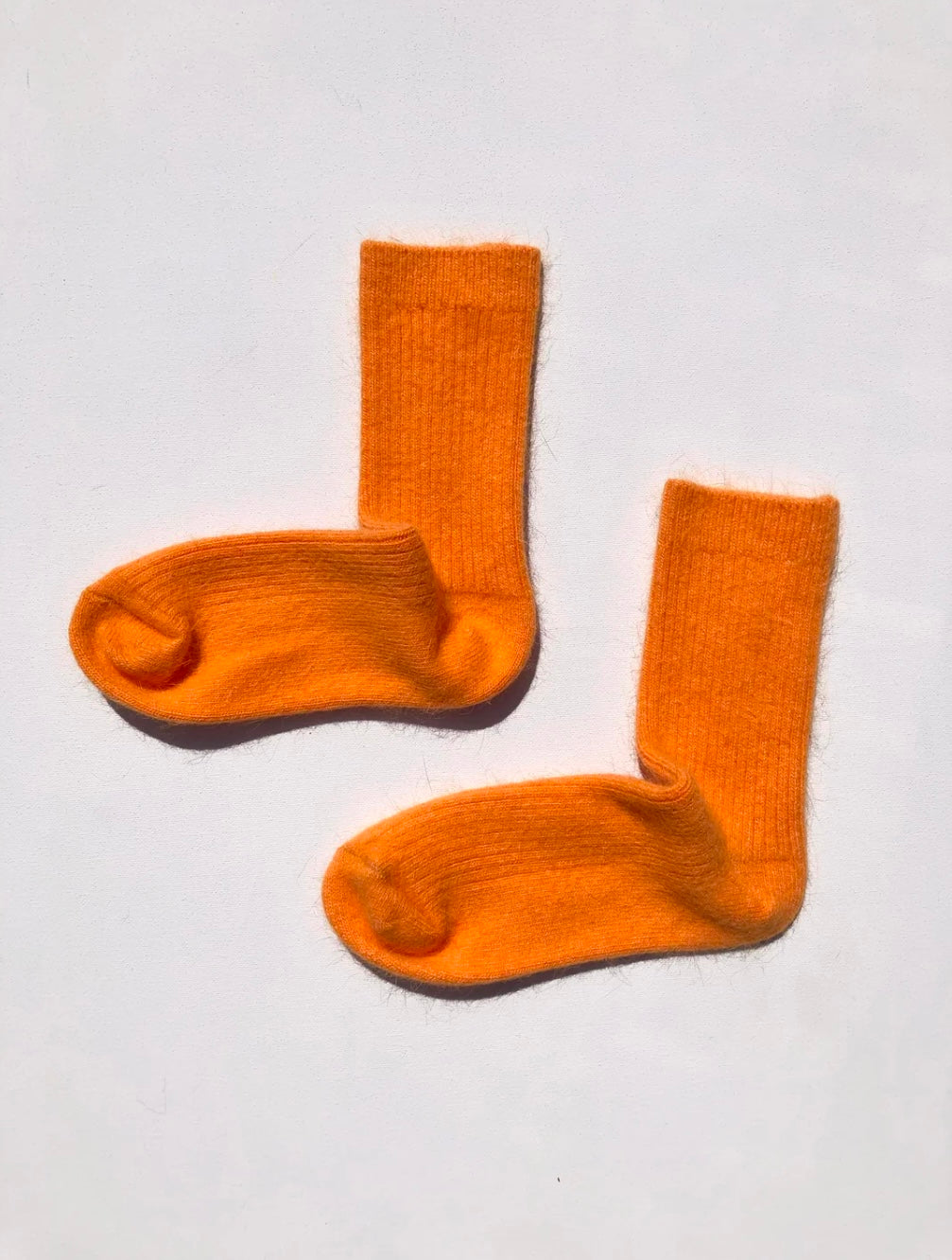 Billy Bamboo - Angora Wool Socks in Orange