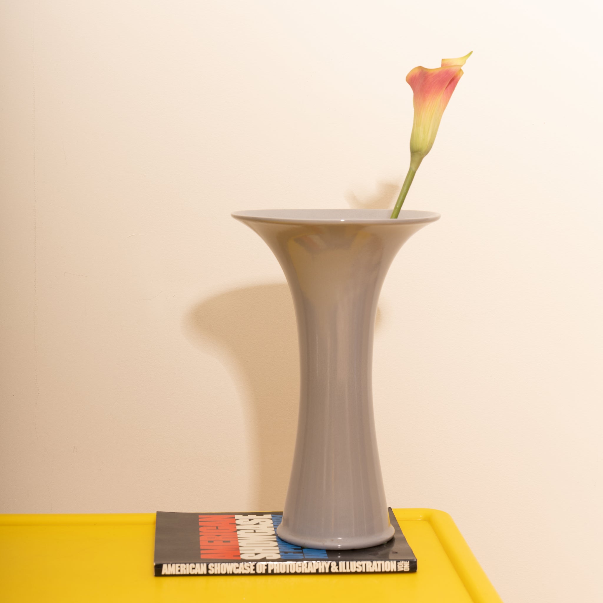 XL Grey Ceramic Vase