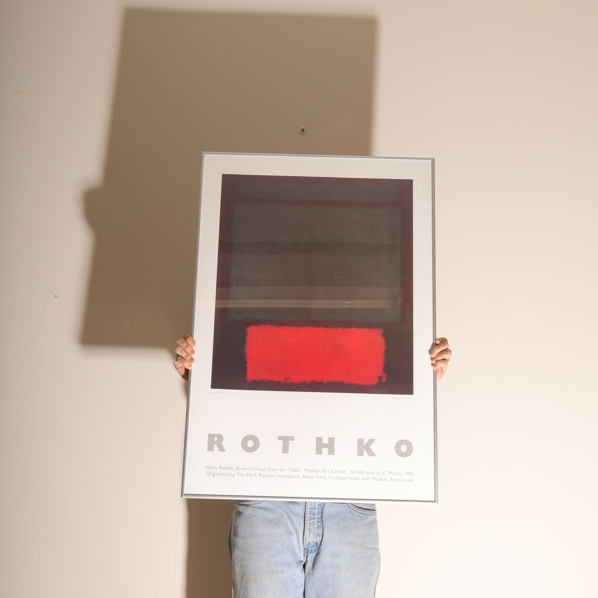 Mark Rothko 'Greyed Olive, Green, Red on Maroon'