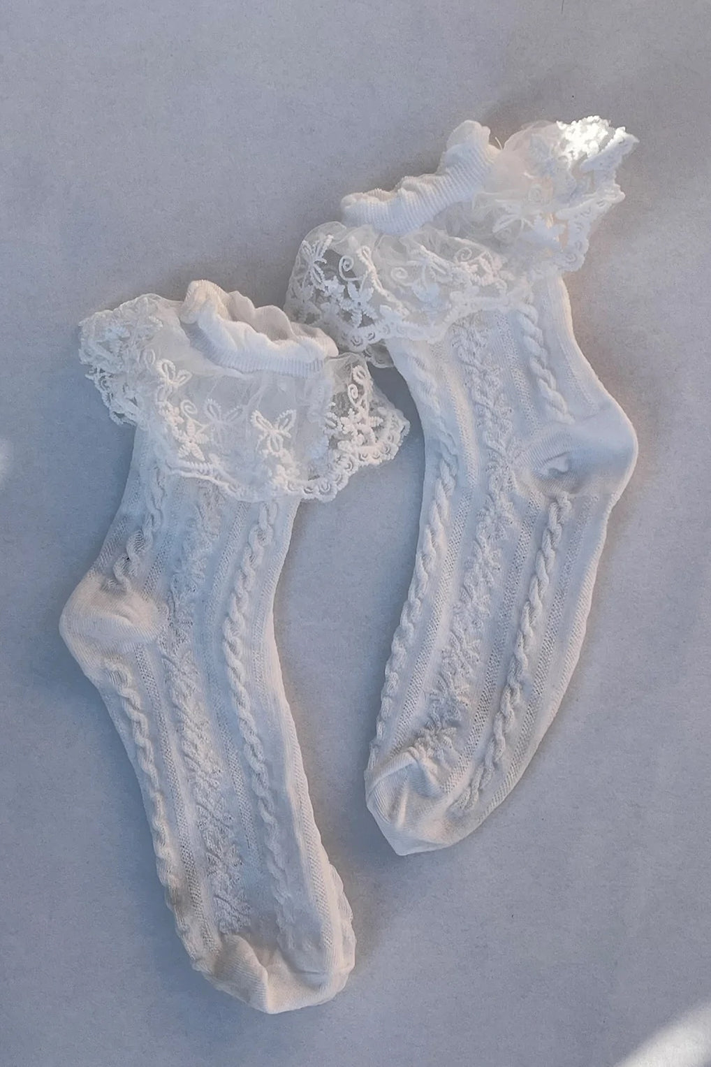 Chantilly Socks - Cotton & Elastane